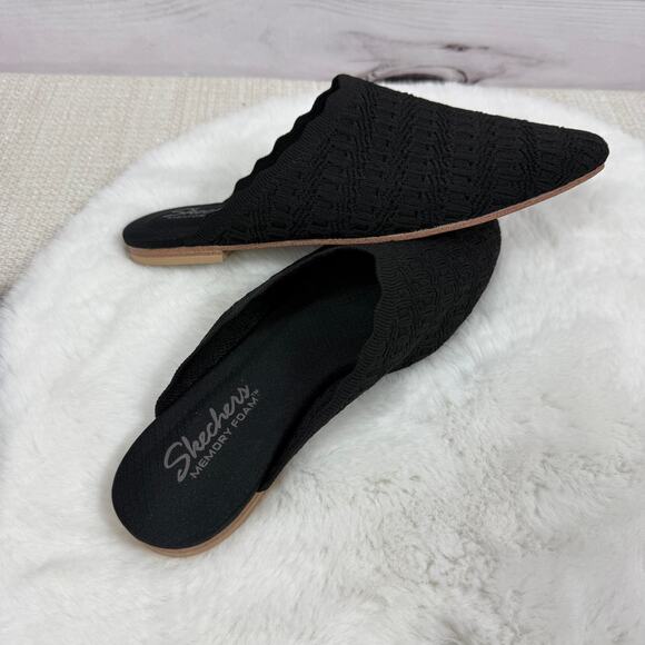 Skechers Cleo Mule Slip On Flats Memory Foam Womens‎ Size 9 - Picture 1 of 5